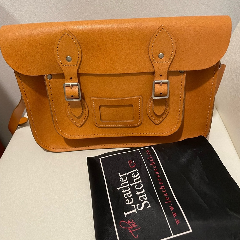 The Leather Satchel Co Tan Satchel Bag